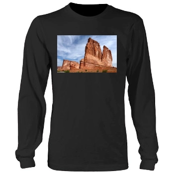 Mountains Men's Heavy Long Sleeve TShirt