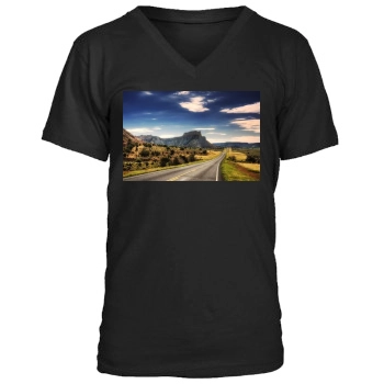 Mountains Men's V-Neck T-Shirt