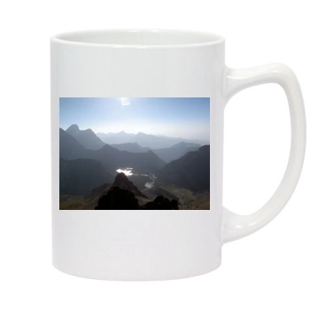 Mountains 14oz White Statesman Mug