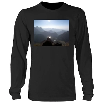 Mountains Men's Heavy Long Sleeve TShirt