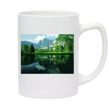 Mountains 14oz White Statesman Mug