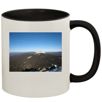 Mountains 11oz Colored Inner & Handle Mug