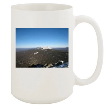 Mountains 15oz White Mug