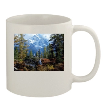 Mountains 11oz White Mug