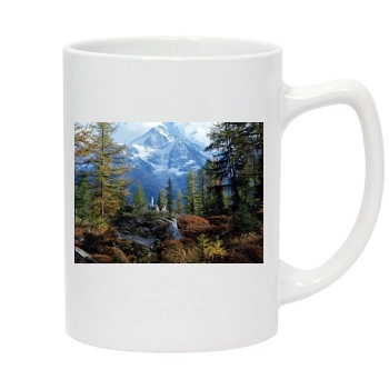 Mountains 14oz White Statesman Mug