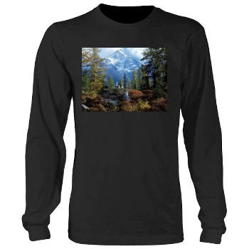 Mountains Men's Heavy Long Sleeve TShirt