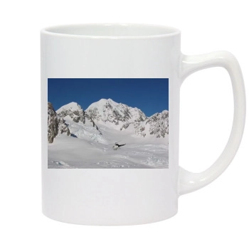 Mountains 14oz White Statesman Mug