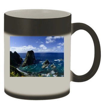 Mountains Color Changing Mug