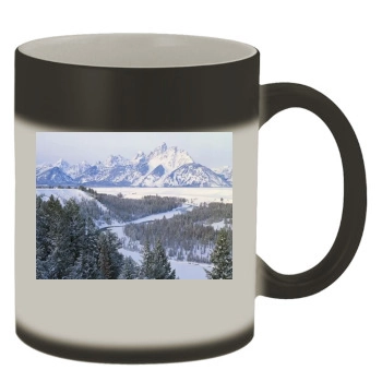 Mountains Color Changing Mug