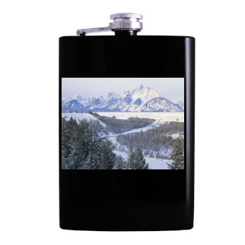 Mountains Hip Flask