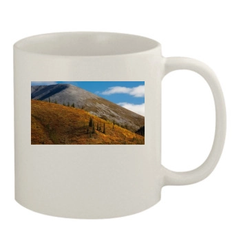 Mountains 11oz White Mug