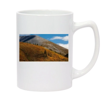 Mountains 14oz White Statesman Mug