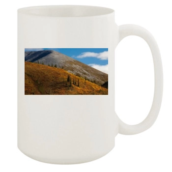 Mountains 15oz White Mug