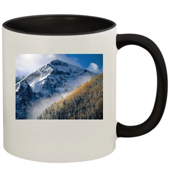 Mountains 11oz Colored Inner & Handle Mug