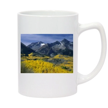 Mountains 14oz White Statesman Mug