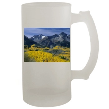 Mountains 16oz Frosted Beer Stein