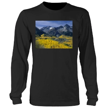 Mountains Men's Heavy Long Sleeve TShirt