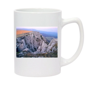 Mountains 14oz White Statesman Mug