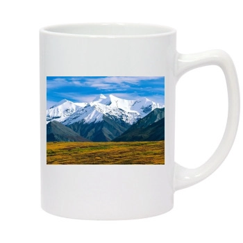 Mountains 14oz White Statesman Mug