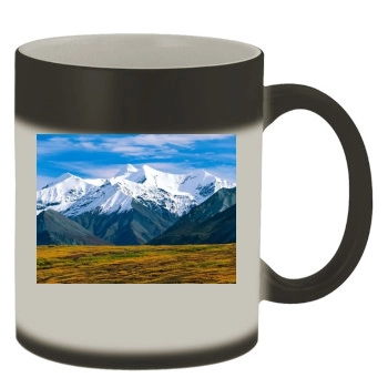 Mountains Color Changing Mug