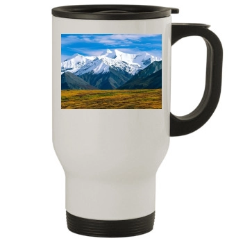 Mountains Stainless Steel Travel Mug