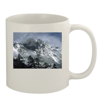 Mountains 11oz White Mug