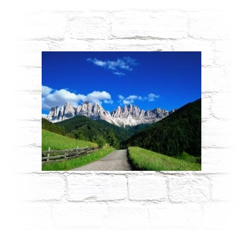 Mountains Metal Wall Art