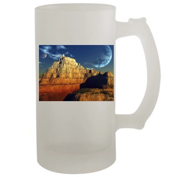 Mountains 16oz Frosted Beer Stein