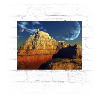 Mountains Metal Wall Art