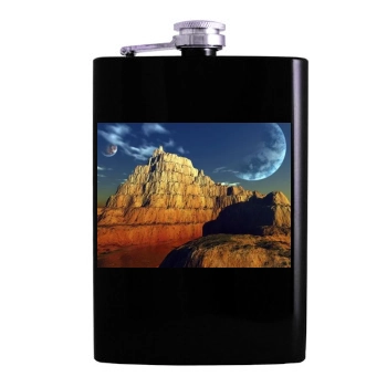 Mountains Hip Flask