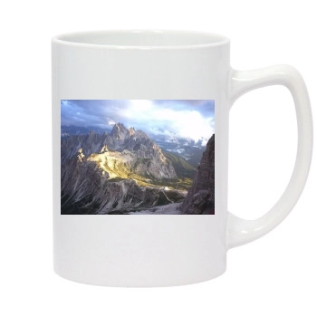 Mountains 14oz White Statesman Mug