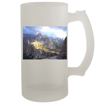 Mountains 16oz Frosted Beer Stein