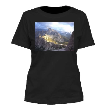 Mountains Women's Cut T-Shirt