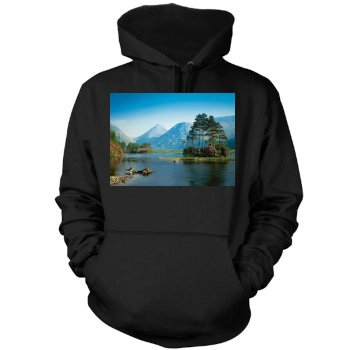 Mountains Mens Pullover Hoodie Sweatshirt