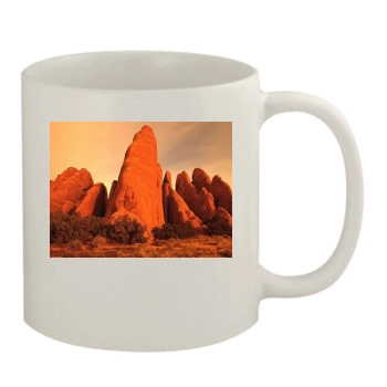 Mountains 11oz White Mug