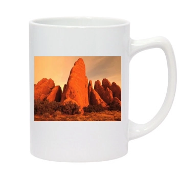 Mountains 14oz White Statesman Mug