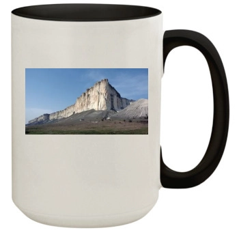 Mountains 15oz Colored Inner & Handle Mug