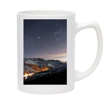 Mountains 14oz White Statesman Mug