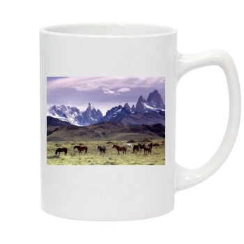 Mountains 14oz White Statesman Mug