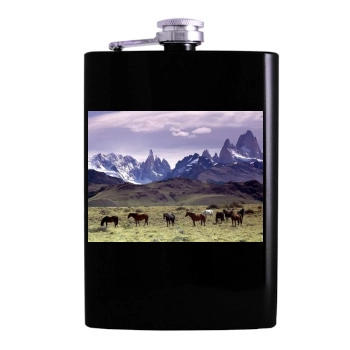 Mountains Hip Flask