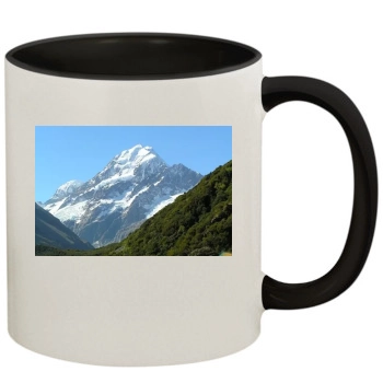 Mountains 11oz Colored Inner & Handle Mug