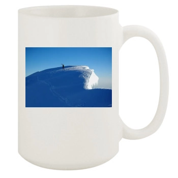 Mountains 15oz White Mug