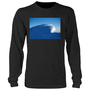 Mountains Men's Heavy Long Sleeve TShirt