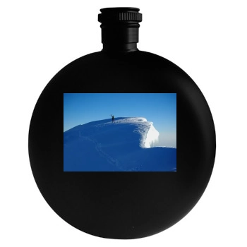 Mountains Round Flask