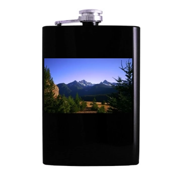 Mountains Hip Flask