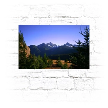 Mountains Metal Wall Art