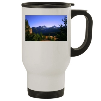 Mountains Stainless Steel Travel Mug