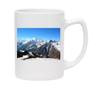 Mountains 14oz White Statesman Mug