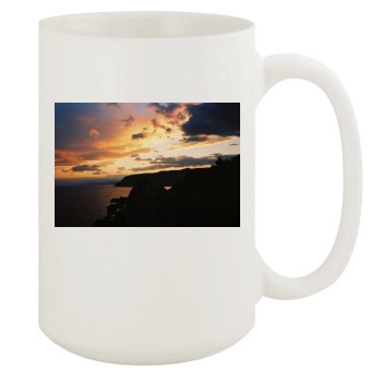 Mountains 15oz White Mug