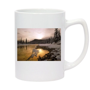 Mountains 14oz White Statesman Mug